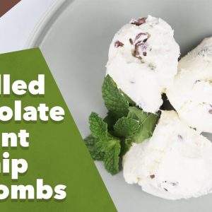Keto Chilled Chocolate Mint Chip Fat Bombs Recipe