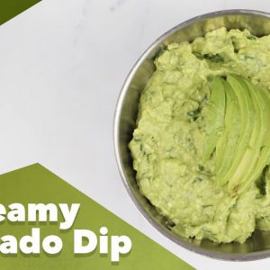 Keto Creamy Avocado Dip Recipe