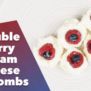 Keto Double Berry Cream Cheese Fat Bombs Recipe