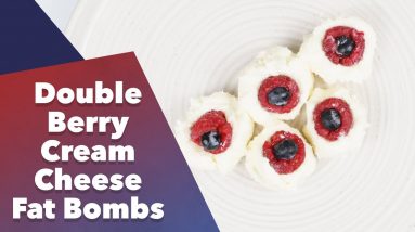 Keto Double Berry Cream Cheese Fat Bombs Recipe