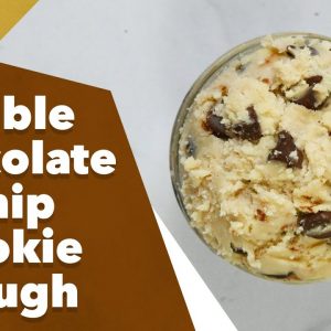 Keto Edible Chocolate Chip Cookie Dough Recipe