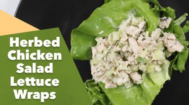 Keto Herbed Chicken Salad Lettuce Wraps Recipe