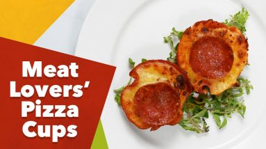 Keto Meat Lovers’ Pizza Cups Recipe