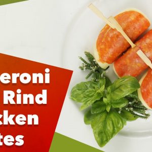 Keto Pepperoni Pork Rind Chicken Bites Recipe