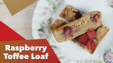Keto Raspberry Toffee Loaf Recipe