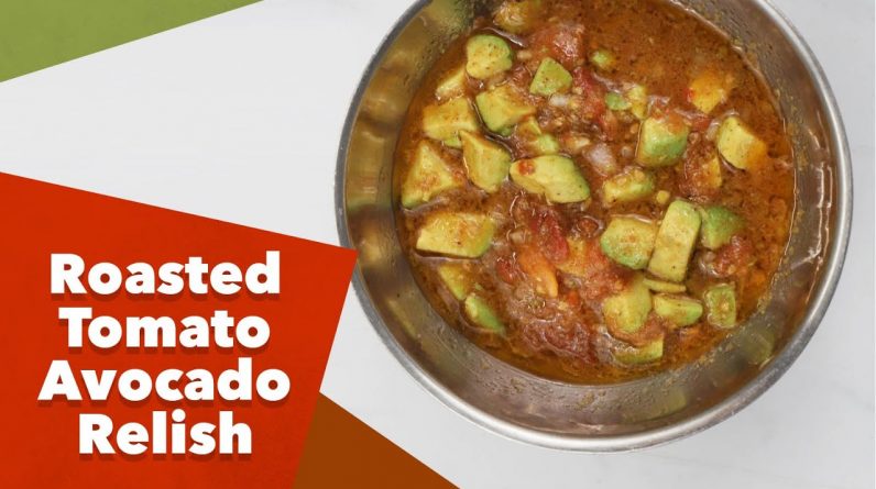 Keto Roasted Tomato Avocado Relish Recipe