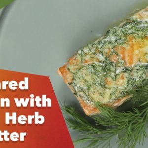 Keto Seared Salmon with Dijon Herb Butter Recipe