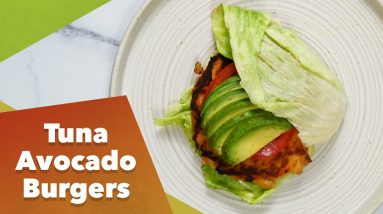 Keto Tuna Avocado Burgers Recipe