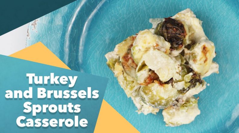 Keto Turkey Brussels Sprout Casserole Recipe