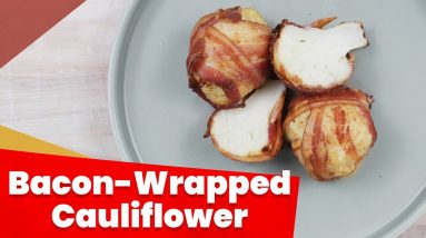 Keto Bacon-Wrapped Cauliflower Recipe