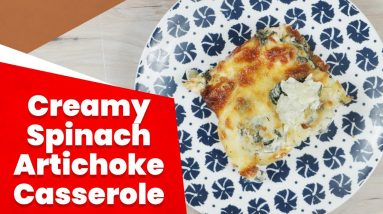 Keto Creamy Spinach Artichoke Casserole Recipe