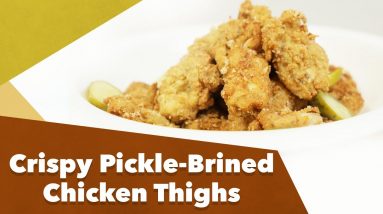 Keto Crispy Pickle-Brined Chicken Thighs Recipe