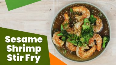 Keto Sesame Shrimp Stir Fry Recipe