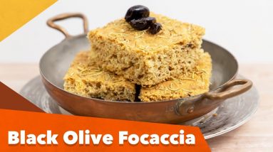 Keto Black Olive Focaccia Recipe