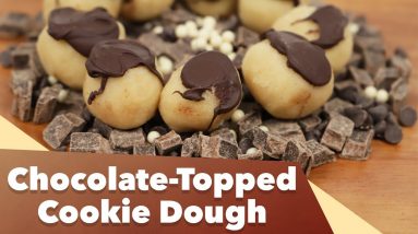 Keto Chocolate-Topped Cookie Dough Recipe