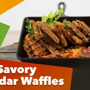 Keto Savory Cheddar Waffles Recipe