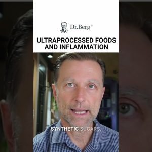 Discover the biggest culprit behind inflammation: ultra-processed foods! #DrBerg #HealthyLifestyle